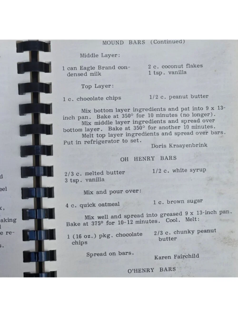 St Lukes School Of Nursing Cookbook Recipe Book Sioux City Iowa 1980s AS IS